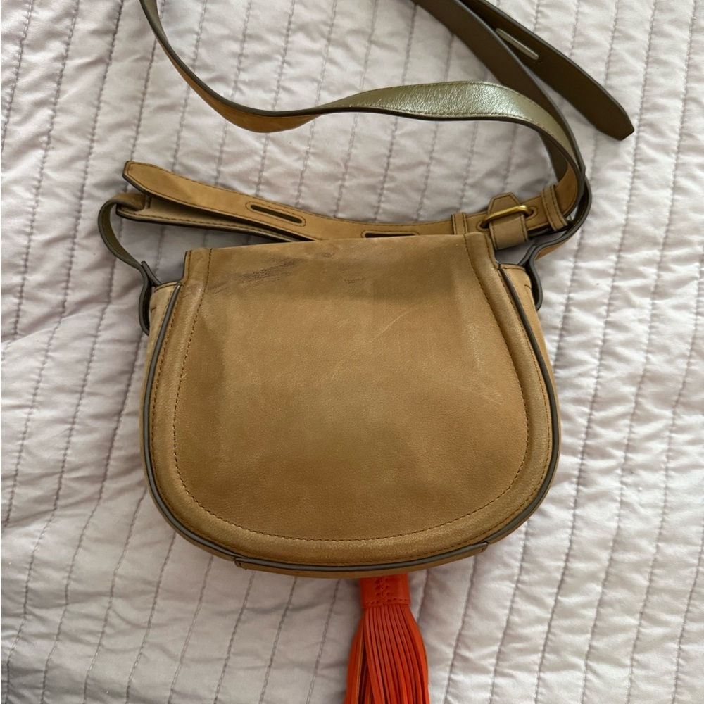 Tory Burch Tan suede Leather Bag - Picture 3 of 4